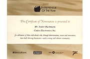 2000 - Certificate of Nomination